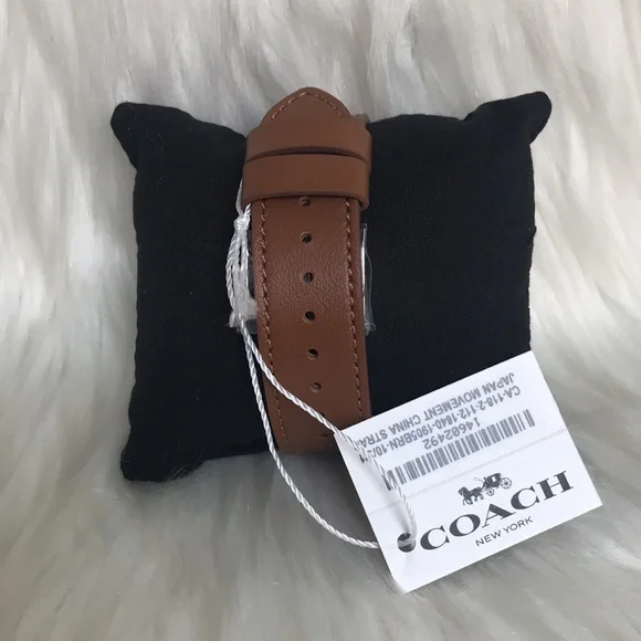 Coach Men’s Baxter Watch, 39 Mm color Brown